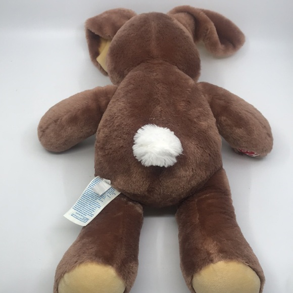 Build A Bear Plush Jumpin Jack Rabbit Mocha Brown Stuffed Animal - Picture 8 of 8